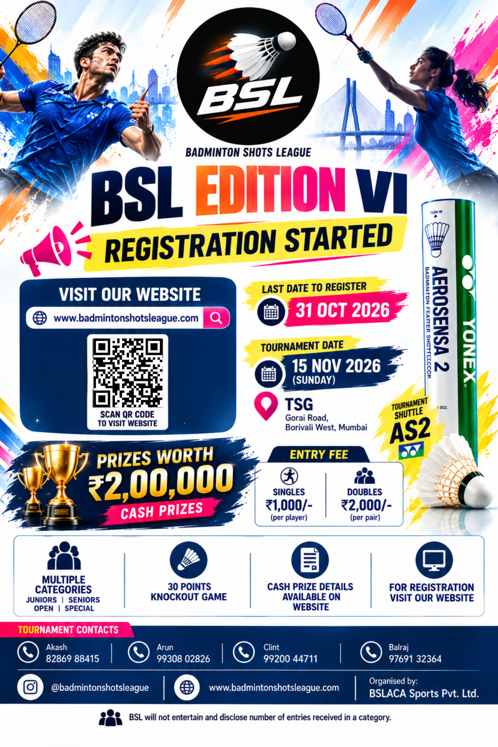 BSL Edition VI poster